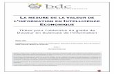 La mesure de la valeur de l'information en Intelligence ...bdc.aege.fr/public/La_mesure_de_la_valeur_de_l_information_en... · d'information permet en effet de fournir des informations