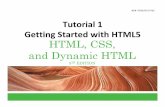 Tutorial 1 Getting Started with HTML5 HTML, CSS, …ikewebdesign.weebly.com/uploads/1/3/5/6/13567261/tutorial_01.pdf · Tutorial 1 Getting Started with HTML5. Objectives XP • Explore