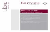 Revue du Barreau - Tomme 66 - Automne 2006 · Voir également Gérard CORNU, Vocabulaire juridique, 6 e éd., Paris, PUF, 2004, p. 569 : « Inexactitude qui se glisse par inadvertance