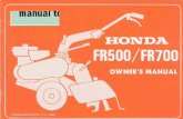 Thank you for purchasing a Honda tiller.cdn.powerequipment.honda.com/pe/pdf/manuals/31723601.pdf · Thank you for purchasing a Honda tiller. This manual covers the operation and maintenance