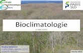 Bioclimatologie L3 S6 ECEF2 - cours-examens.orgcours-examens.org/.../Paris/cours_bioclimatologie_ecef2014-2015.pdf · Bioclimatologie – ECEF2 Le rayonnement Emission du rayonnement