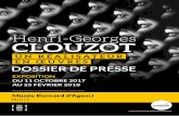 Henri-Georges CLOUZOT - NiortAgglo : le site officiel de ... · de Georges Auric), L’Enfer, et son dernier film, quelque part son testament, La prisonnière. Ils sont tous les trois