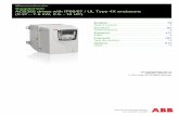 multilingual / ACS355 IP66/67 supplement · ABB general machinery drives Supplement ACS355 drives with IP66/67 / UL Type 4X enclosure (0.37…7.5 kW, 0.5…10 HP) 3AUA0000066066 REV