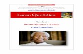 Nelson Mandela - Lacan Quotidien | Le maître de … · écho aux propos de Lacan sur le sacrifice au Dieu obscur. ... dans son « Hommage à Marguerite Duras » à propos du psychanalyste