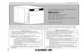 Modulating Boiler Model RHCH Modulating Water Files/Laars Rheos Manual 1170D.pdf · PDF fileModulating Boiler Model RHCH Modulating Water Heater ... d’autres vapeurs ou liquides
