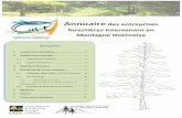 Annuaire des entreprises Montagne thiernoise e - ccmt.fr des entreprises forestières.pdf · Annuaire des entreprises forestières intervenant en Montagne thiernoise e Sommaire 1.