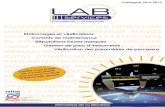 RADIOMÉTRIE phOTOMÉTRIE MÉTROLOGIE DIMENSIONNELLE …labservices.fr/.../user_upload/Catalogue/catalogue_Lab.pdf · 2015-09-28 · ... Ce domaine d’activité « Etalonnage Métrologie