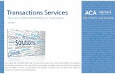Proposer des services sur-mesure à forte valeur ajoutée ...document.aca.nexia.fr/ACA-Nexia_2014-04_Plaquette-TS_FR.pdf · 2 1 •Proposer des solutions et participer à leur mise