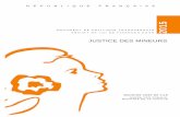 JUSTICE DES MINEURS - performance-publique… · Principales dispositions relatives à la justice des mineurs depuis 2002 54 Présentation de l’activité de la protection judiciaire
