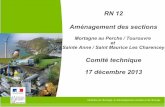 RN 12 Aménagement des sections - DREAL Normandie · dispositifs d'échange, caractéristiques géométriques, ... RN 12 – Aménagement des sections Mortagne-au-Perche / Tourouvre
