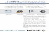 DIETRISOL : comptage d’énergie et suivi d’installations ...pro.dedietrich-thermique.fr/content/download/132061/1674509/... · calcul basé sur les températures capteur et préparateur