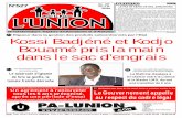P.4 Kossi Badjéné et Kodjo Bouamé pris la main dans …pa-lunion.com/IMG/pdf/union_527_pour_internet.pdf · LMD constituent un condensé des quatre années d’études de la Maîtrise