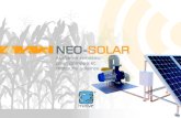 NEO-SOLAR - motive - power transmissions · totale m²/h de la pompe pendant la journée. ... idéale pour tout système d’ irrigation goutte à goutte ou par aspersion ... le dimensionnement