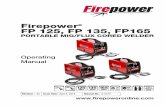 Firepower FP 125, FP 135, FP165firepoweronline.com/wp-content/themes/fp-theme/PDFs/Operating... · du matériel de soudage et de coupage plasma. Un fontionnement incorrect du matériel