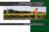 Stringer Topo - Civil Survey Solutions · Stringer Topo includes the tools you may require to adjust your control points as part of the import process: - Inside Stringer Connect: