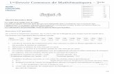 1 Devoir Commun de Mathématiques 2nde - Lycée …calvin.lyc.ac-amiens.fr/sitewp/wp-content/uploads/2017/11/2DC1-06... · Comparer les nombres g 2,3 et g 2,4 ... 16 25x2 16 25 16