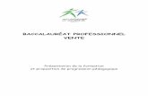 BACCALAURÉAT PROFESSIONNEL VENTE - eco …eco-gestion-lp.ac-amiens.fr/sites/.../IMG/pdf/...bac_pro_vente-hq.pdf · l’utilisation, nouvelle, des logiciels de préAO, d’aide à