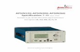 APSIN12G-APSIN20G-APSIN26G Specification 2 · modulation and FM simulates Doppler effects or chirp signals. Simultaneous AM and pulse modulation provides the types of signal …