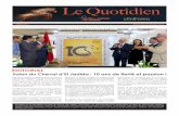 Le Quotidiensalonducheval.ma/uploads/JOURNAL-18-OCTOBRE-2017.pdf · Forces Auxiliaires, de la Fédération Royale marocaine des sports équestres et du Complexe Royal des sports équestres