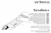 Scuba+ - orbeco.com.pdf · Scuba+ Instruction Manual EN Bedienungsanleitung DE Mode d’emploi FR ... In der Anzeige erscheint die gewünschte Methode. Den grauen Klappdeckel öffnen.