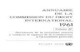 Annuaire de la Commission du droit international 1961 ...legal.un.org/ilc/publications/yearbooks/french/ilc_1961_v2.pdf · sident de la Commission du droit international par M. Hafez