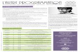 L’AUTRE PROGRAMMATION - dautresmondes.orgdautresmondes.org/wp-content/uploads/2017/02/mai.pdf · Aaron Swartz était quelqu’un d’exceptionnel qui lutta contre ... à l’argile