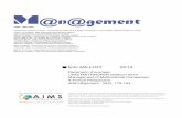 M@n@gement vol. 16 no. 2, 2013, 176 ... - management … · Management of Multinational Companies: A French Perspective M@n@gement, 16(2), 176-194. Copies of this article can be made