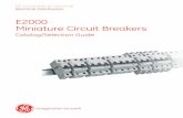 E2000 Miniature Circuit Breakers - Allied Electronics · 2 E2000 Miniature Circuit Breakers Compact, modular, flexible and approved E2000 Miniature Circuit Breakers (MCBs) offer superior