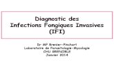 Diagnostic des InfectionsFongiquesInvasives (IFI) · 2 à21% de porteurs asymptomatiques selonles études ... -critères mycologiques → IFD possible -critères mycologiques absents.