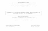 LEXIQUE ET MÉMOIRE SÉMANTIQUE DES  · PDF filePartie II : Mémoire sémantique et réseaux sémantiques..... 16 1) La mémoire sémantique (Sandra