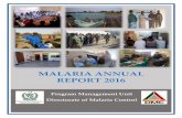 MALARIA ANNUAL REPORT 2016 - dmc.gov.pkdmc.gov.pk/documents/pdfs/Malaria Annual Report 2016.pdf · In 2016,free of cost malaria diagnostic and treatment services were provided to