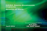 NASA Socio-Economic Impacts · NASA Socio-Economic Impacts %HQHÀWV RQ (DUWK April 2013 This report was prepared for NASA by