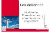 Module de Formation des commissaires enquêteurs · du réseau (ERDF, RTE, ... Autorisation au titre des installations classées pour la protection de ... => Les éoliennes « off-Shore