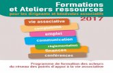 Formations et Ateliers ressources - Bergerac.fr · AVRIL Les fondements associatifs et les étapes essentielles à la création d ... LES PARTENAIRES DU RÉSEAU EMPLOI p. 12 p ...