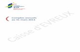 Comptes annuels au 31 mars 2011 - Portail CIBTPservices.cibtp-evreux.fr/documents/AG 2011 Comptes clos le 31 mars... · La Caisse applique les règles découlant des règlements du