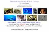 UE Diversité et organisation du vivant Zoologie Denis … OVIV Denis... · Méduse avec ombrelle cubique ... Capturent leurs proies grâce à des cellules collantes, les colloblastes