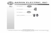 AKRON ELECTRIC, INC.akronelectric.com/pdf_files/conduits and fittings.pdf · AKRON ELECTRIC, INC. Manufacturers of Explosion-Proof Enclosures & Electrical Systems ... TU-2992 12.7