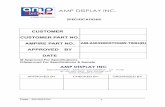 AMP DISPLAY INC.R).pdf · Date : 2010/07/01 3 1 Features LCD 3.2 inch Amorphous-TFT-LCD (Thin Film Transistor Liquid Crystal Display) for mobile-phone or handy electrical ...