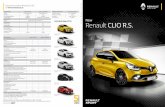 COLOUR PALETTE Renault CLIO R.S. · Seeking dynamic performance from New Clio R.S., Renault has leveraged its technological progress in Formula 1®. For the first time ever, the …