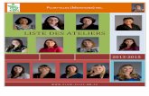 LISTE DES ATELIERS - Accueil - Pluri-ellespluri-elles.mb.ca/Cahier des ateliers de Pluri-elles - 2013 -2015... · ensemble de troubles causÉs par l’alcoolisation ... crocodile,