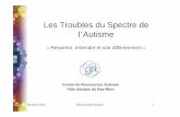 Les Troubles du Spectre de l Autisme - CRA Alsacecraalsace.dph-jof-dck01.host.ago-fr.net/wp-content/uploads/RESEAUX/... · Trouble neuro-développemental d’origine multifactoriel.