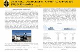 ARRL January VHF Contest · 2013 ARRL January VHF Contest Results – Extended Version 1.22 Page 2 of 14 prevailed as the top scorer among the 10 SO-Portable category entries and