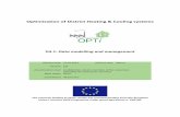 Optimization of District Heating & Cooling systems€¦ · Optimization of District Heating & Cooling systems D4.1: Data modelling and management Delivery date: 10.03.2016 Delivery