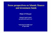 Some perspectives on Islamic finance and investment · PDF fileSome perspectives on Islamic finance and investment funds . Shari’a Funds. ... Islamic Finance “Le finance Islamique
