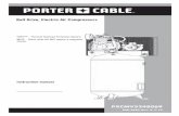 Belt Drive, Electric Air Compressors Actionnement pour ... · following symbols. Please read the manual and pay attention to these sections. Indicates an imminently hazardous situation