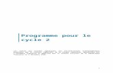 Programme pour le cycle 2ien-ronchin.etab.ac-lille.fr/files/2015/12/Programme... · Web viewLe cycle 2 couvre désormais la période du CP au CE2, offrant ainsi la durée et la cohérence