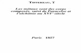 Tiffereau, Cyprien-Théodore (1819-19.. ). Les métaux … · Title: Tiffereau, Cyprien-Théodore (1819-19.. ). Les métaux sont des corps composés : mémoires présentés à l'Académie