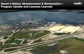Nexen’s Balzac Abandonment & Reclamation – … · Reclamation Team . Project Updates: Plant Abatement Project . Plant Demolition Planning . Sulphur Basepad Removal . Well Site