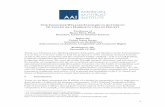 HE ONSUMER ELFARE STANDARD IN NTITRUST … Moss... · It is an honor to be here today to lend the perspective of the American Antitrust Institute (AAI) to the issue of antitrust and