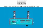 WATER DOSER-MIXERS DOMIX 35 - norbake.co.uk 35… · STM PRODUCTS s.r.l. Via Schiaparelli, 15 - 37135 VERONA - ITALY Tel. 0039 045 585700 - Fax 0039 045 585730 Web site:  E …